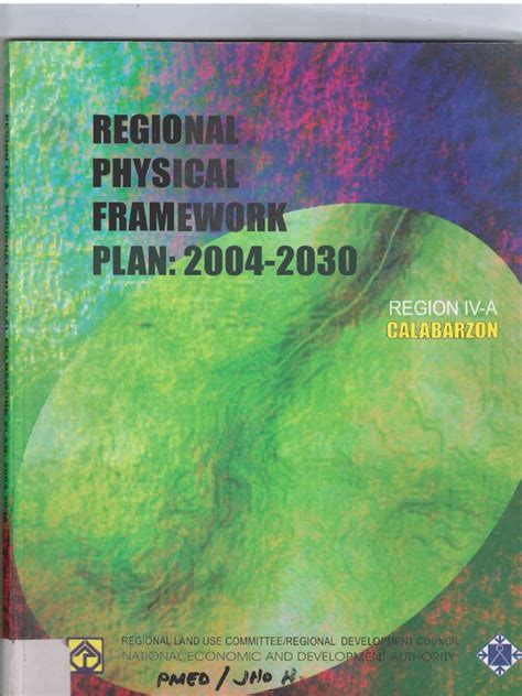 REGIONAL PHYSICAL FRAMEWORK PLAN 2004.
